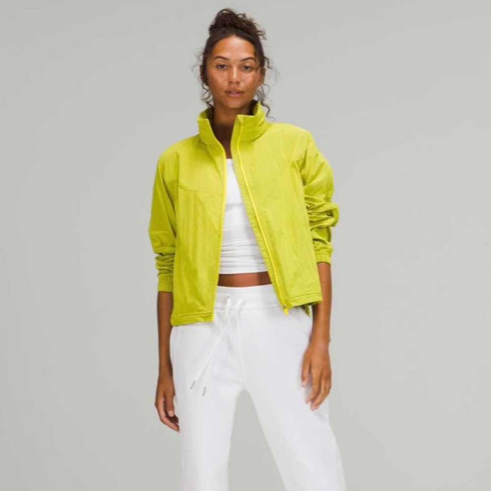 lululemon athletica Lime Green Lightweight Jacket